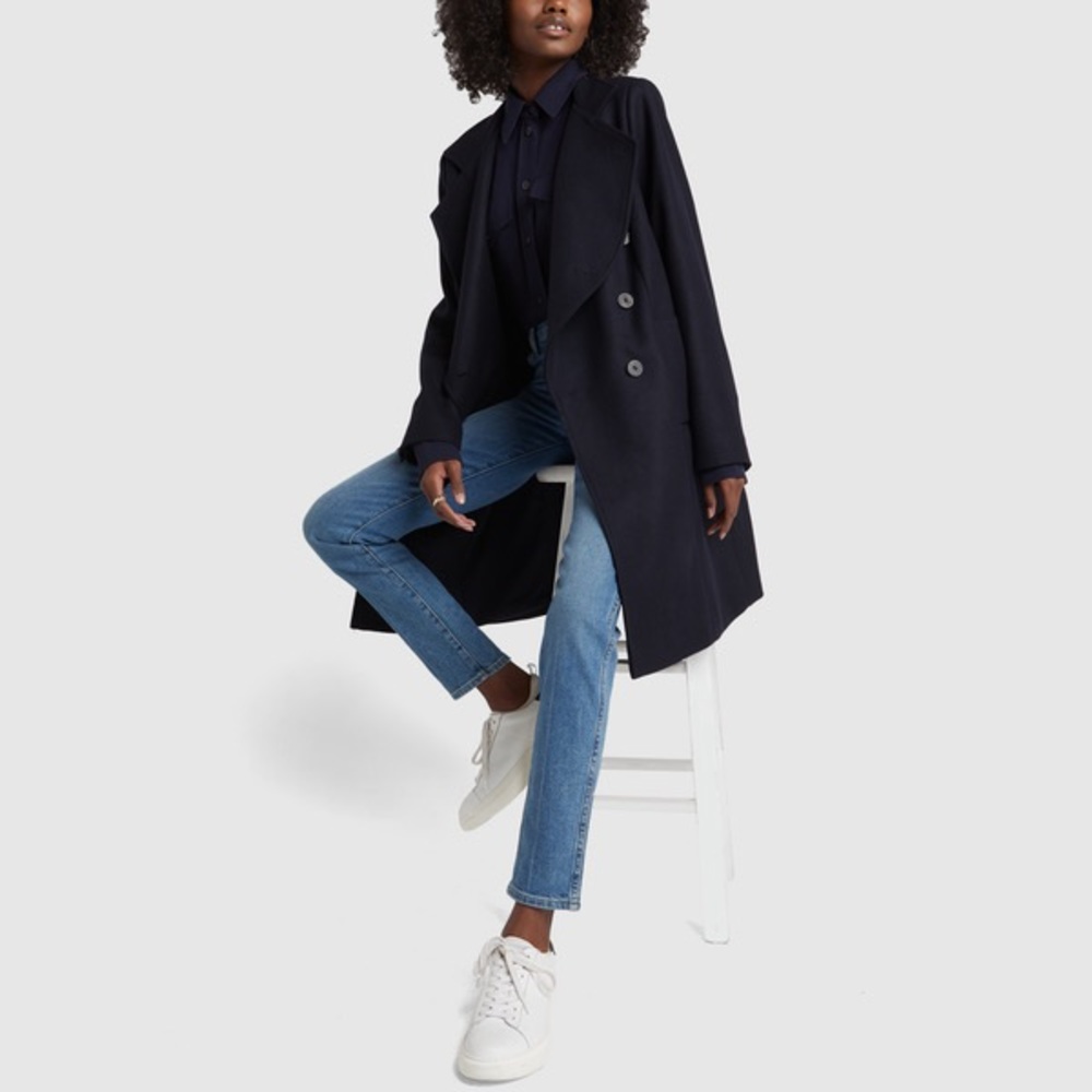 Goop Universal Standard Wool Peacoat XXXS